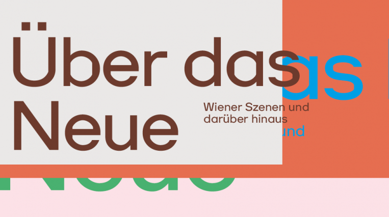 Schriftzug Über das Neue