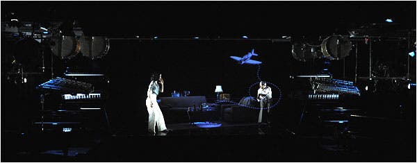 In Frequency Hopping, Erica Newhouse and Joseph Urla are Hedy Lamarr and George Antheil inventing military technology.